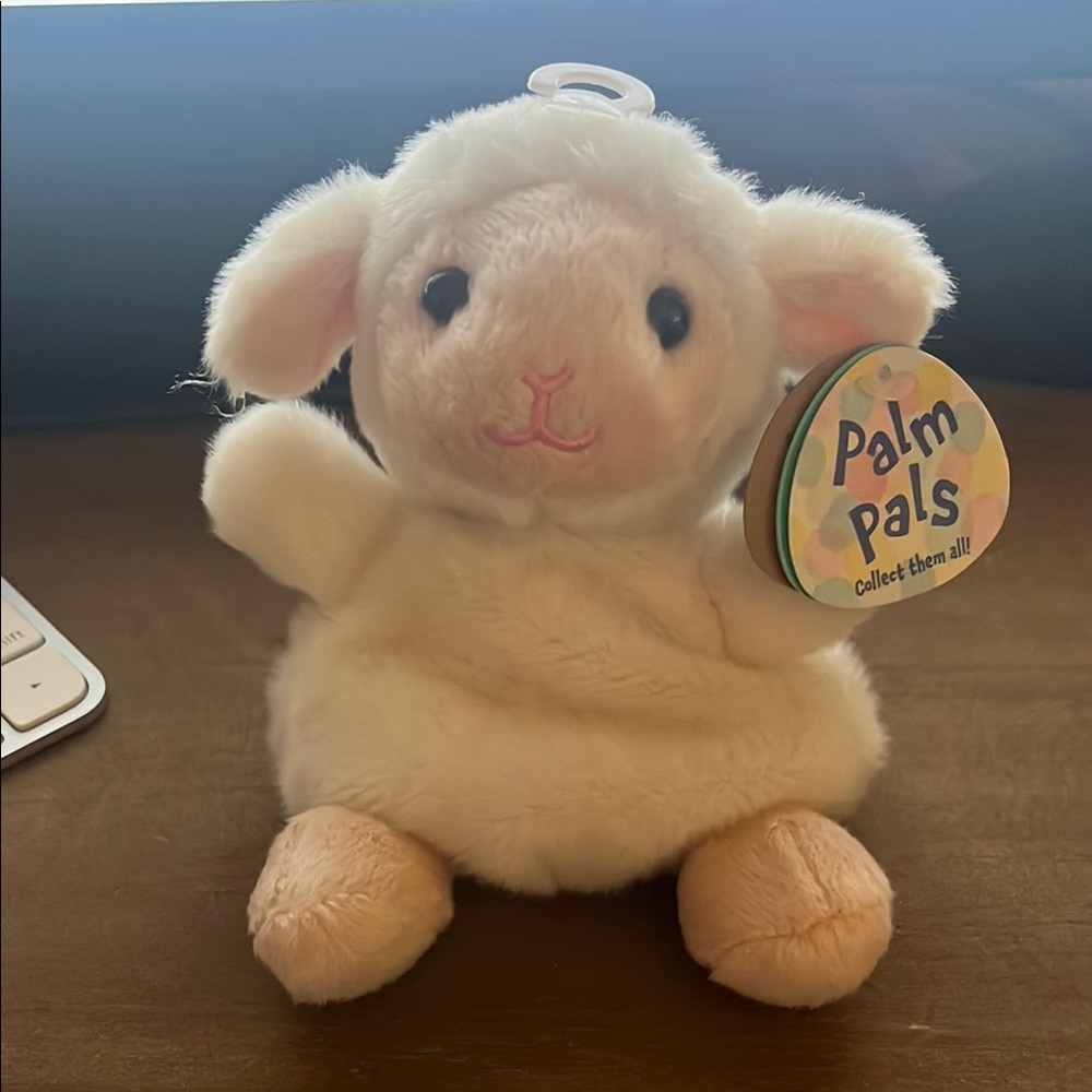 Cream Plush Lamb Toy